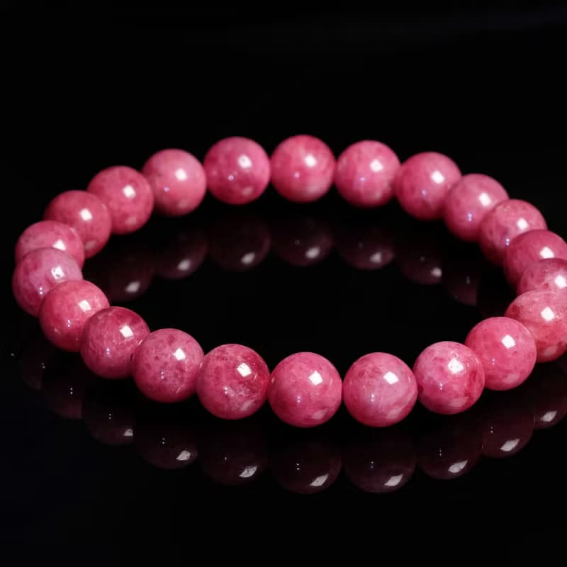 薔薇輝石水晶手鍊│玫瑰石 愛情人緣貴人運 療癒情感 新年禮物