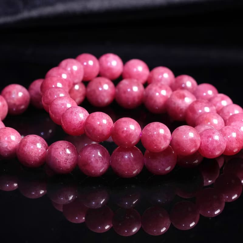 薔薇輝石水晶手鍊│玫瑰石 愛情人緣貴人運 療癒情感 新年禮物