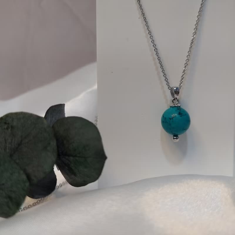 天然土耳其石項鍊