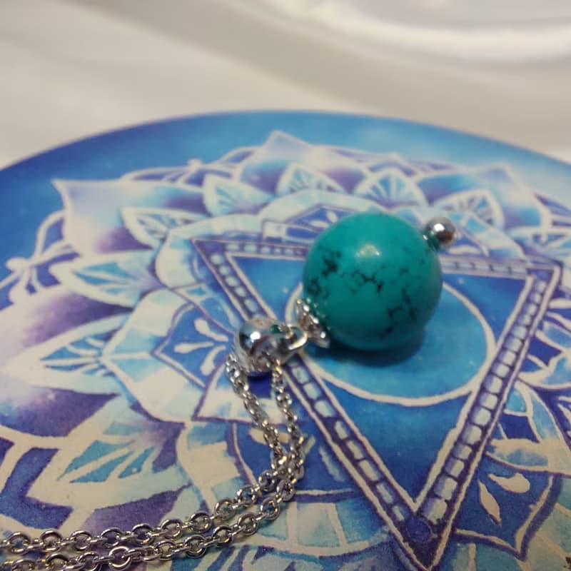 天然土耳其石項鍊