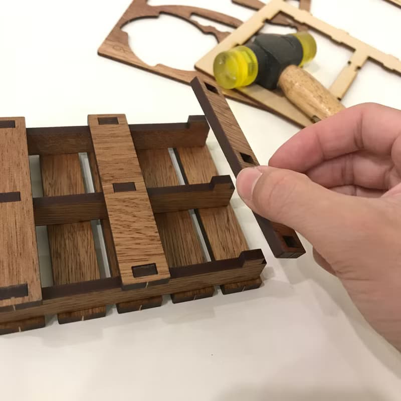 【手作DIY】迷你木棧板 造型 木質 杯墊 隔熱墊