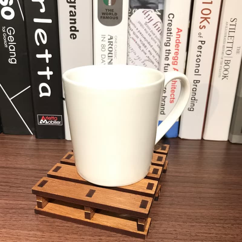 【手作DIY】迷你木棧板 造型 木質 杯墊 隔熱墊