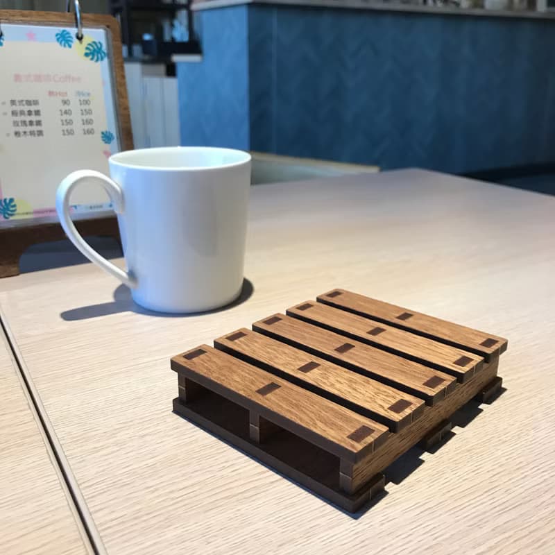 【手作DIY】迷你木棧板 造型 木質 杯墊 隔熱墊