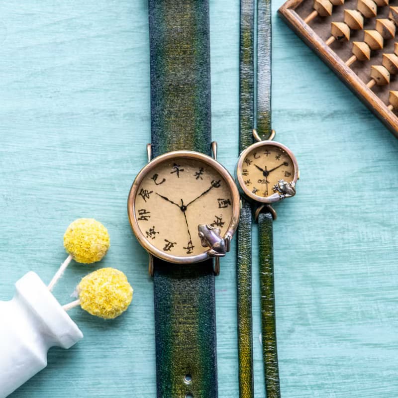 窺探沼澤的青蛙款手錶L/SS