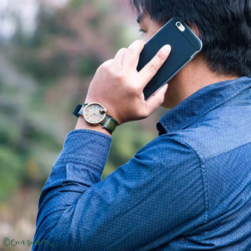 窺探沼澤的青蛙款手錶L/SS