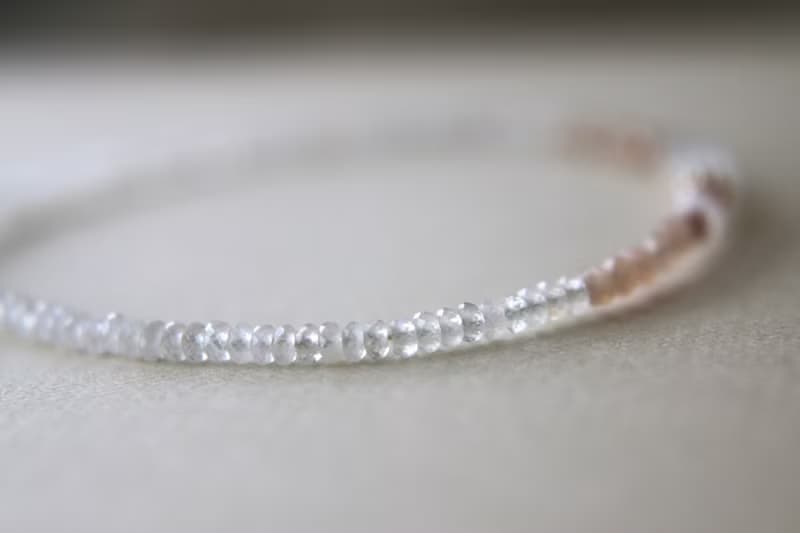 手鍊 月光石 太陽石 瑪瑙 - 意外驚喜 -