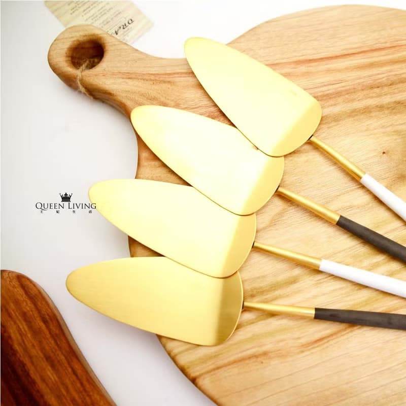 葡萄牙Cutipol GOA系列粉紅金28cm蛋糕刀