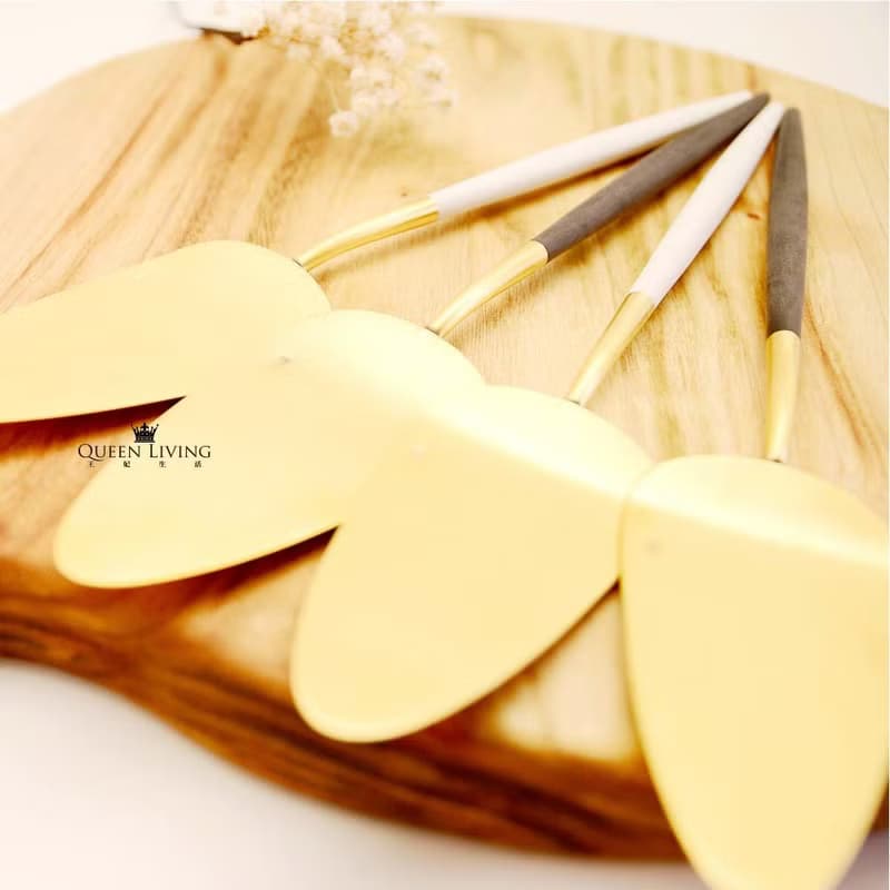 葡萄牙Cutipol GOA系列粉紅金28cm蛋糕刀