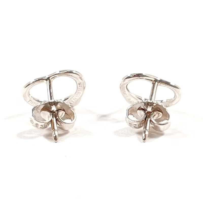 【日本直送 中古美品】ティファニー TIFFANY&Co. ピアス オープンハート エルサペレッティ シルバー925