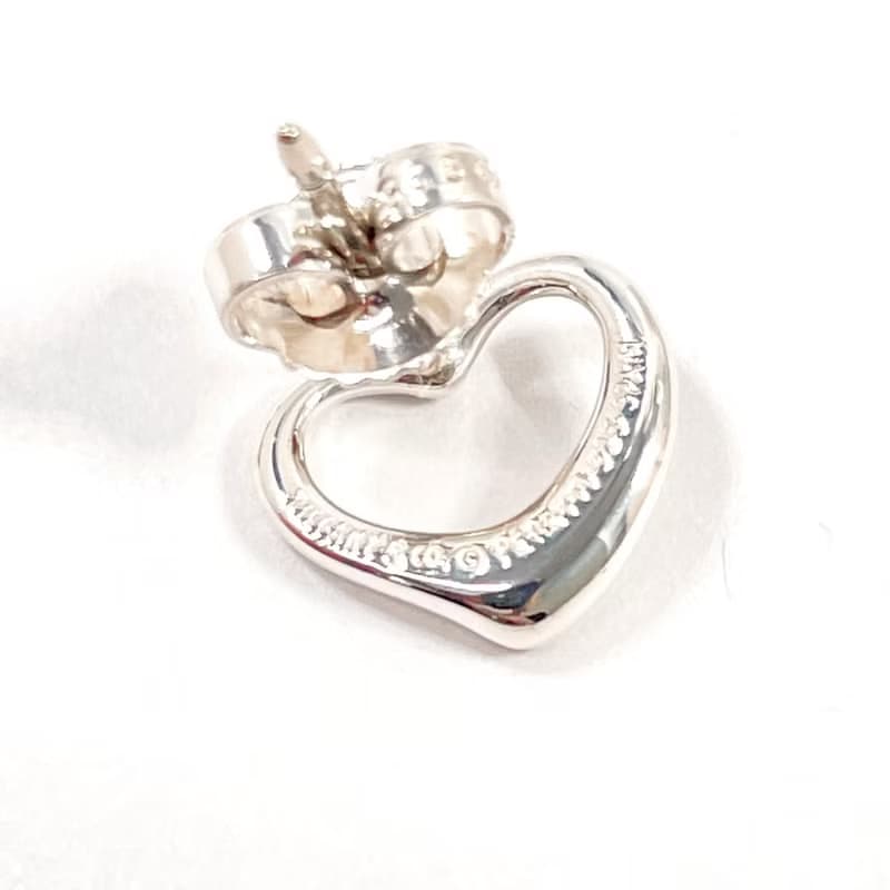 【日本直送 中古美品】ティファニー TIFFANY&Co. ピアス オープンハート エルサペレッティ シルバー925