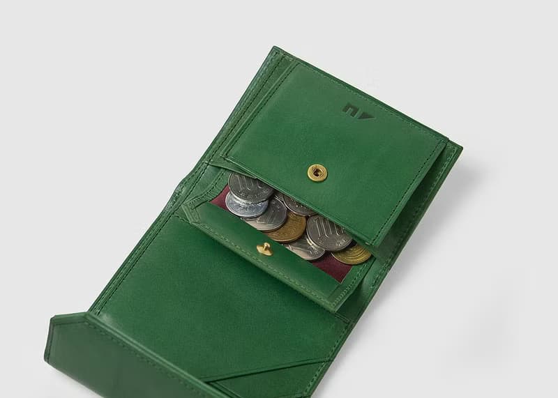 日本豐岡鞄 4U 折錢包 深棕色