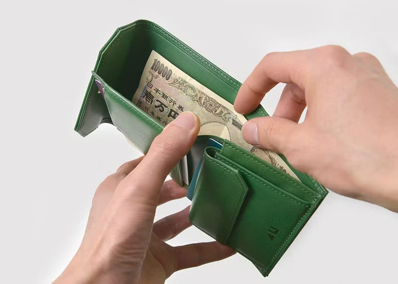 日本豐岡鞄 4U 折錢包 深棕色