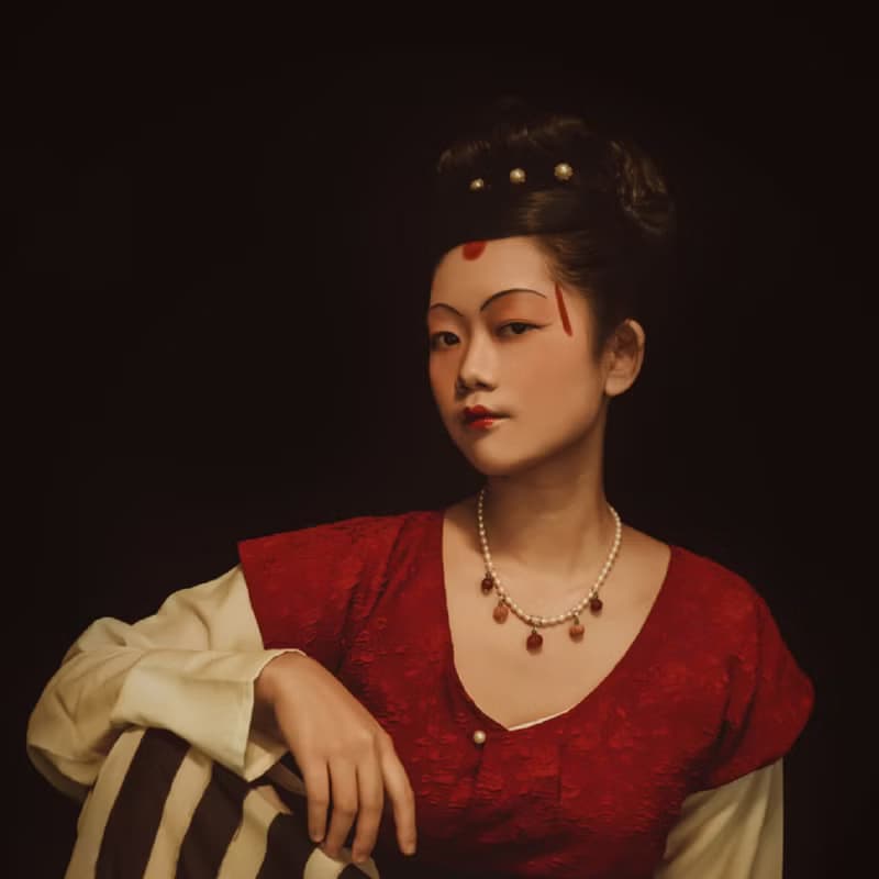 珍珠小髮釵(一對)-新版