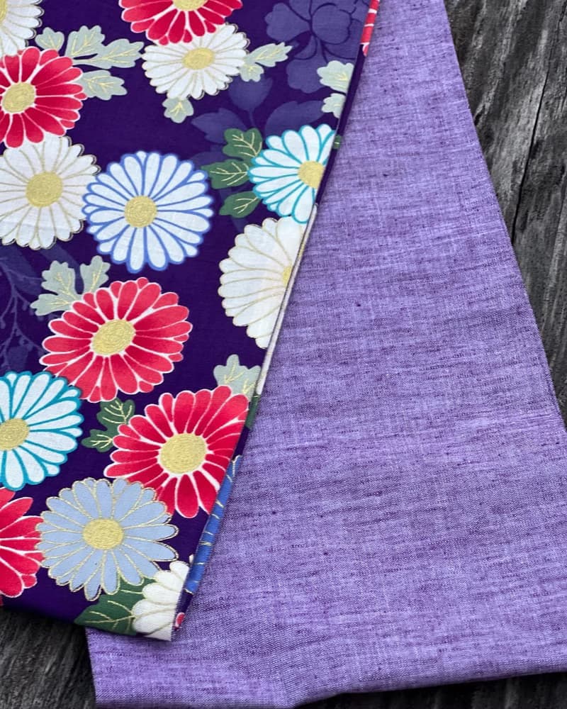 Oka長款拼布頸套