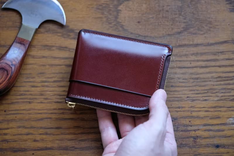 MILDY HANDS - 馬臀皮拉鍊皮夾 - Zipper Wallet Shell Corodvan