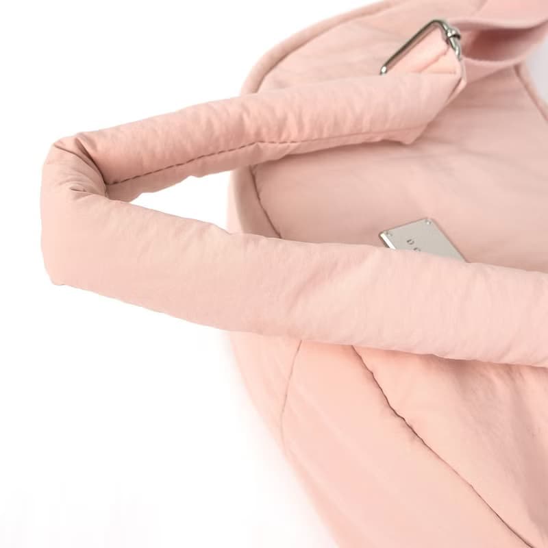 【DOUGHNUT】防潑水 手提/肩背/斜背 3用 小澎澎半月包-淺紫 SE