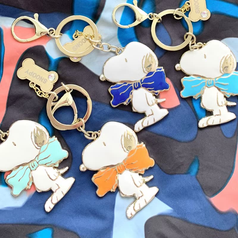 橘色Snoopy 史努比鑰匙圈吊飾 金工琺瑯橘色史奴比狗狗 最後一件