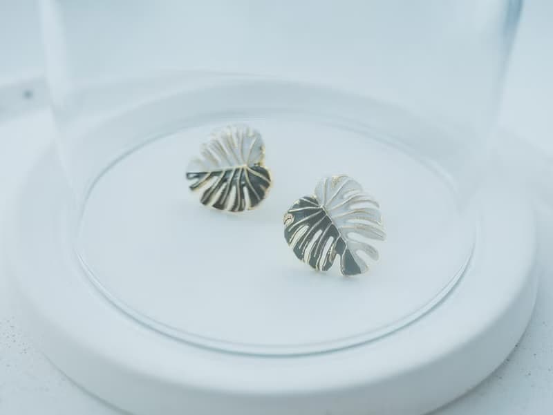 Monstera 龜背芋 * 植物系耳環