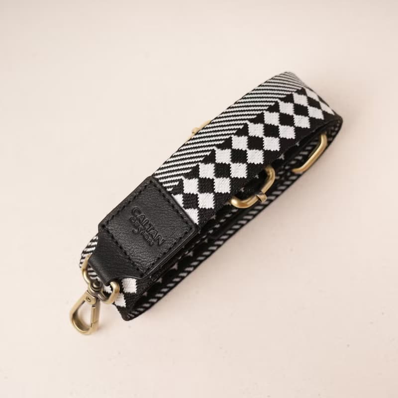 【24hr快速出貨】斜紋方塊可拆式帆布背帶-兩色(239011背帶)