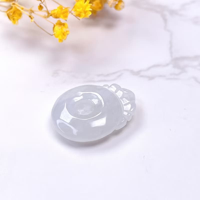 【福在眼前】冰種翡翠福貝項鍊 | 天然緬甸玉A貨翡翠 | 送禮