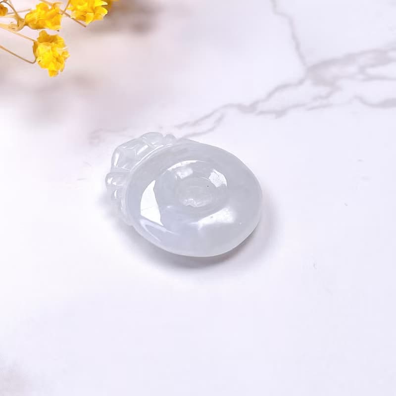 【福在眼前】冰種翡翠福貝項鍊 | 天然緬甸玉A貨翡翠 | 送禮