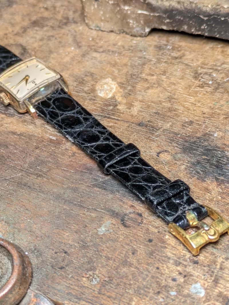 Omega 稀有手上鍊機械錶 方形古董錶 vintage watch