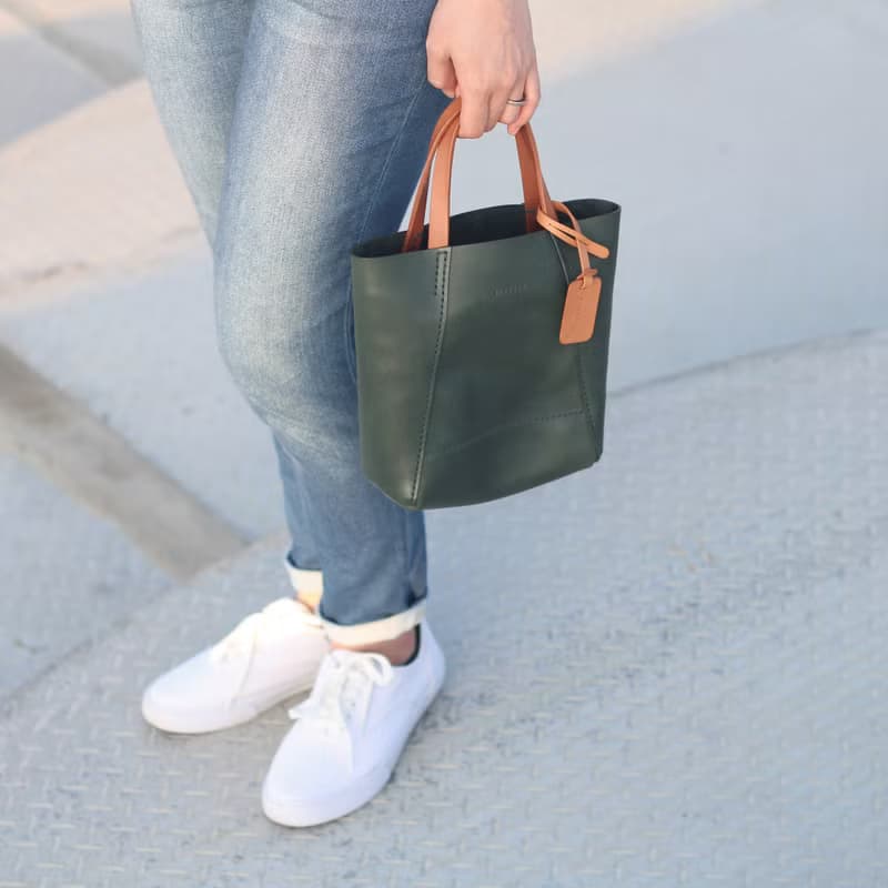 隨身小包 (S) tote / 手提包 -- 森林綠