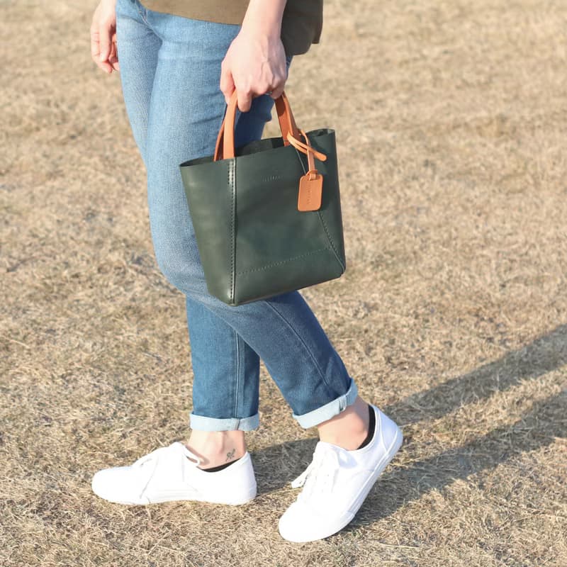 隨身小包 (S) tote / 手提包 -- 森林綠