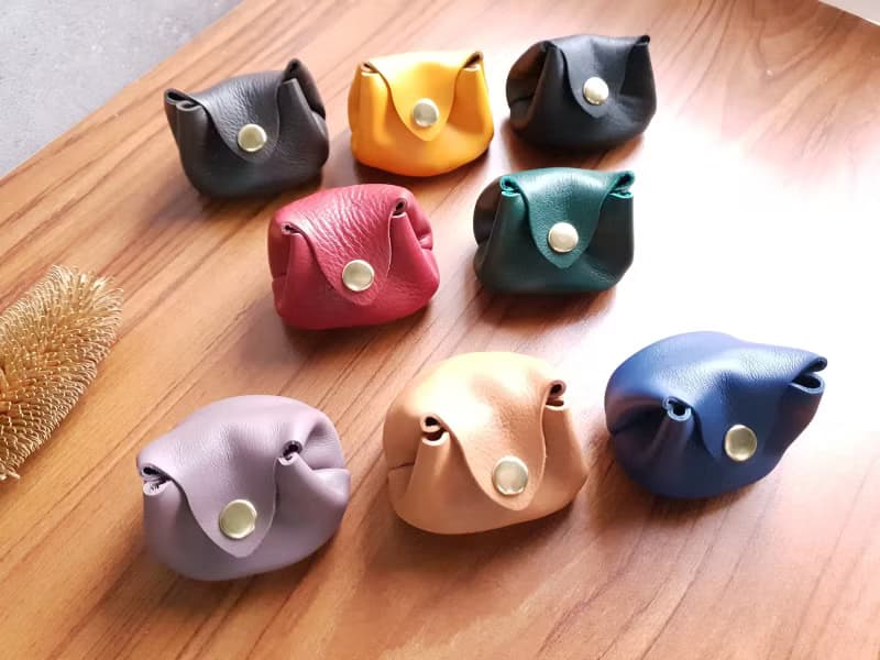 YF133_手工文創 小籠包零錢/釦式零錢盒/零錢包/小物包/耳機包