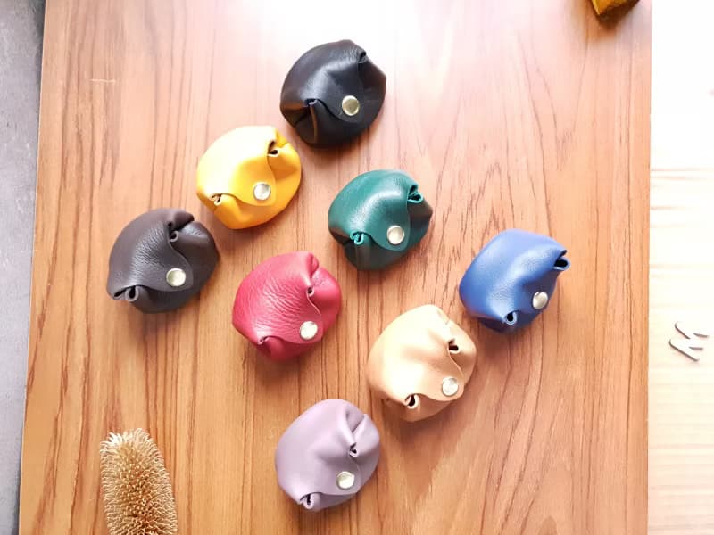 YF133_手工文創 小籠包零錢/釦式零錢盒/零錢包/小物包/耳機包