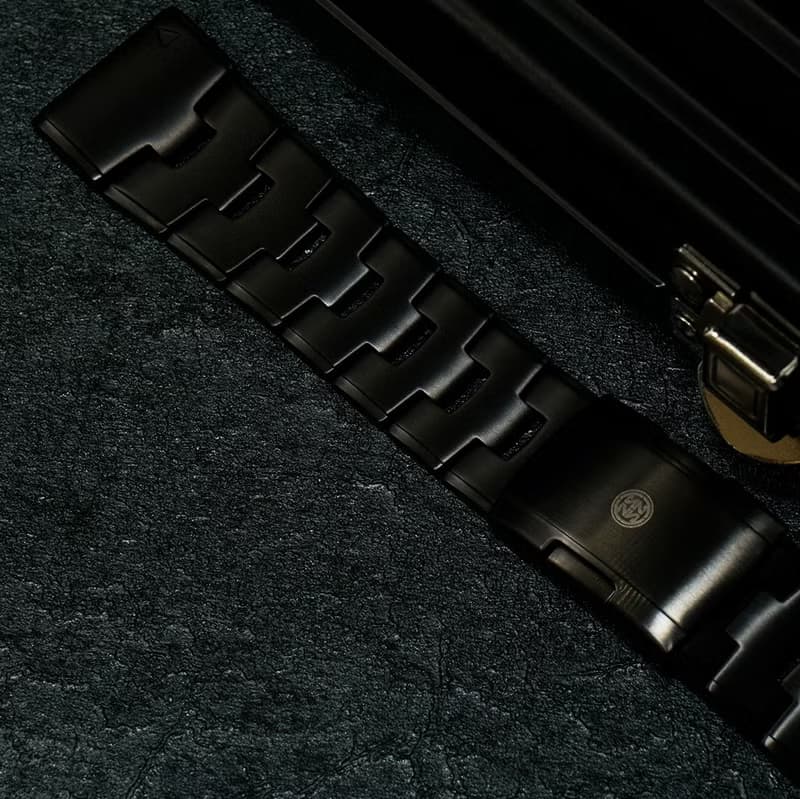 GARMIN 26mm 專用鈦錶帶 II - Quickfit系統專用- 黑色 PVD -TIGT