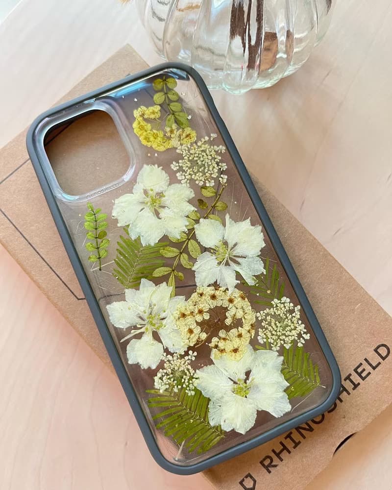 原創 押花手機殼x 飛燕 押花 乾燥花 犀牛盾 空壓殼 iphone