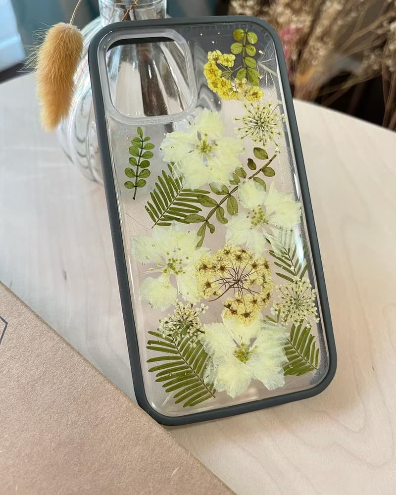 原創 押花手機殼x 飛燕 押花 乾燥花 犀牛盾 空壓殼 iphone