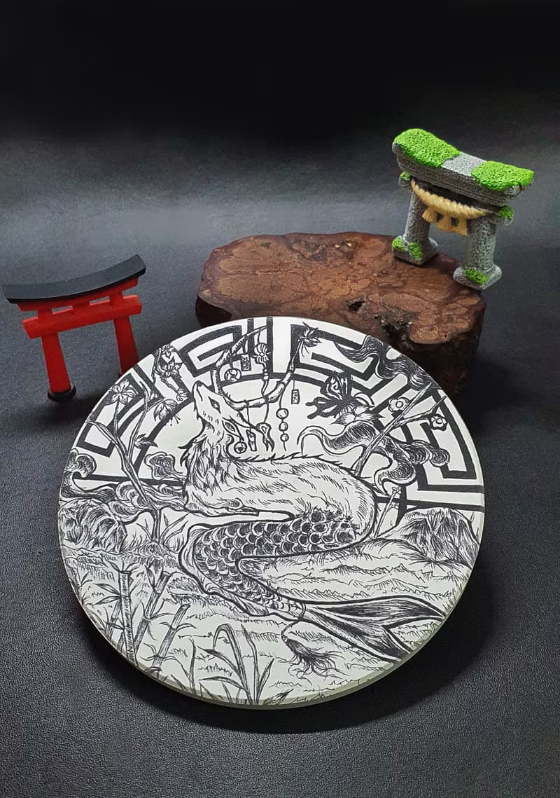 | 東方十二宮 | 陶瓷杯墊-摩羯座