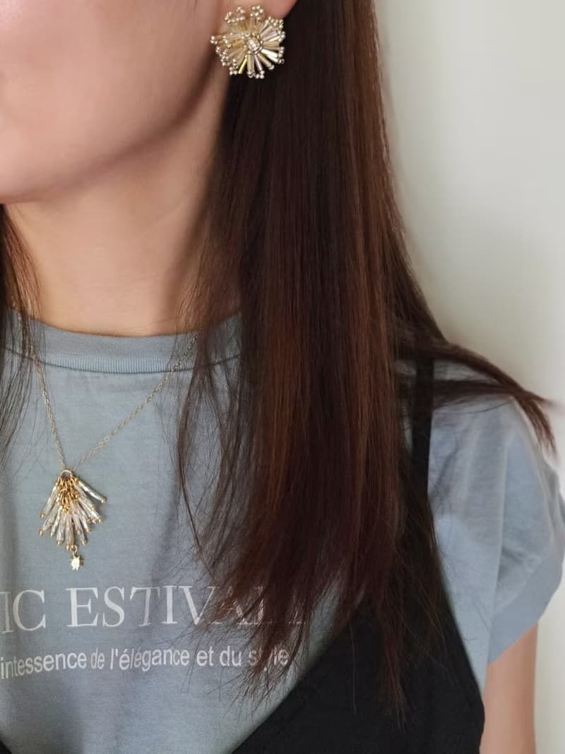 花火 - 水晶花束煙花項鍊