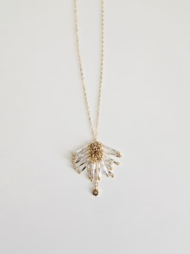 花火 - 水晶花束煙花項鍊