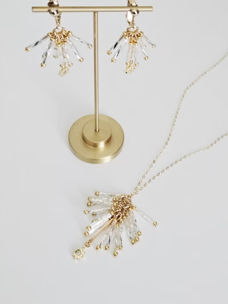 花火 - 水晶花束煙花項鍊