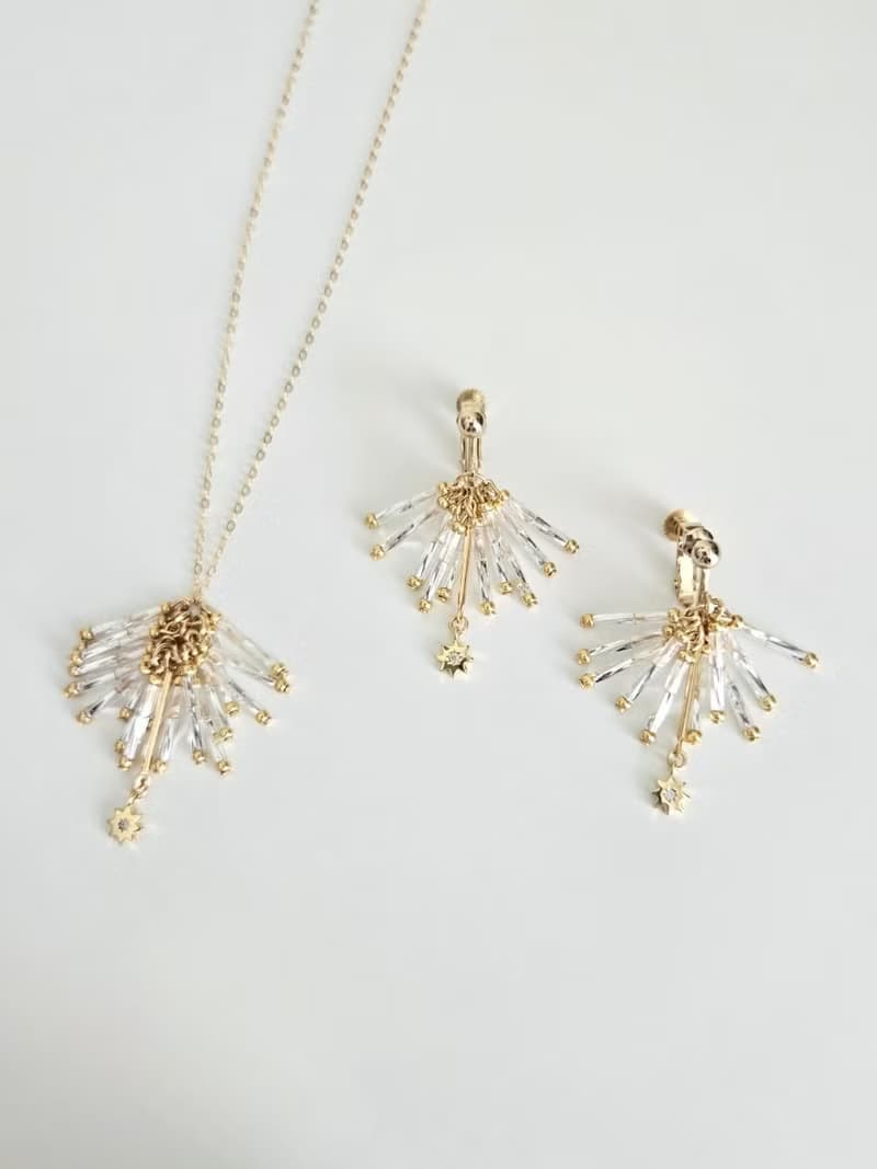 花火 - 水晶花束煙花項鍊