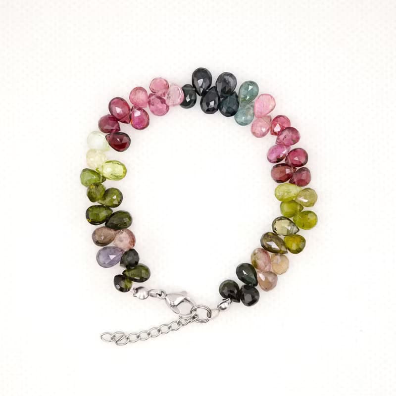 寶麗金珠寶-天然彩色碧璽手鍊