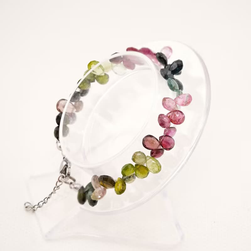 寶麗金珠寶-天然彩色碧璽手鍊