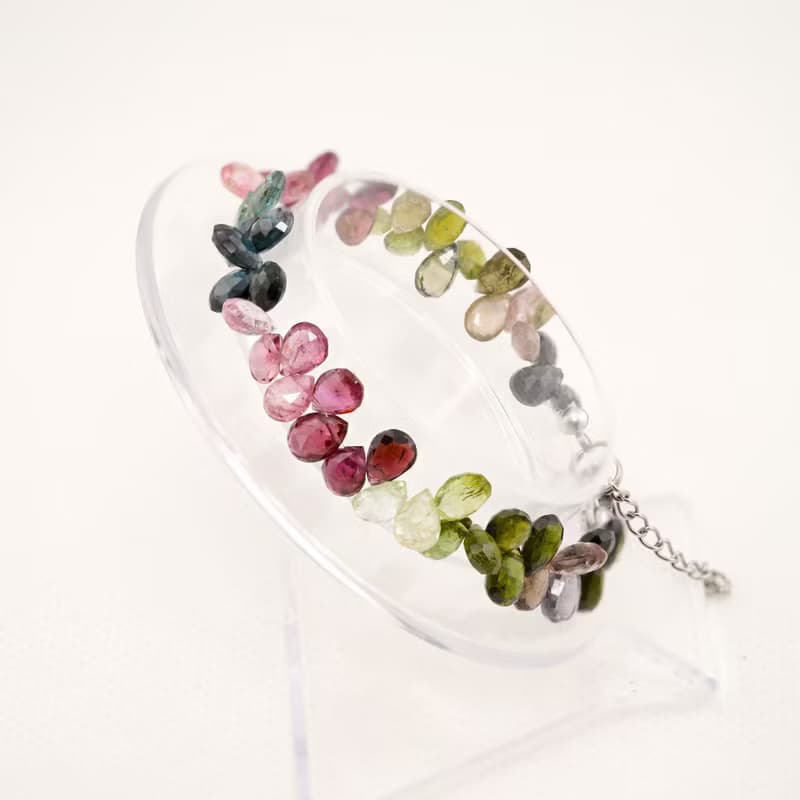 寶麗金珠寶-天然彩色碧璽手鍊