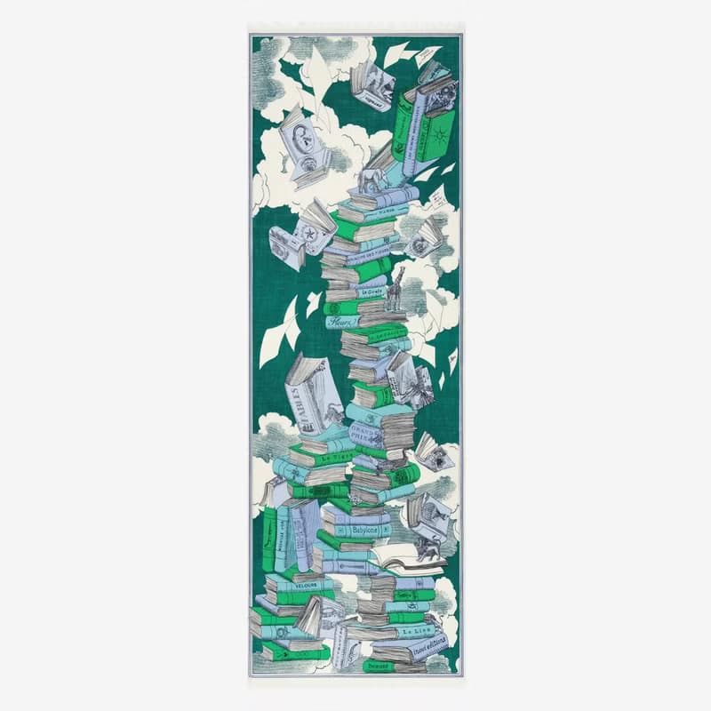 【INOUI EDITIONS】EDITIONS 羊毛圍巾70 - 翠綠