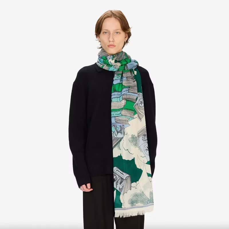 【INOUI EDITIONS】EDITIONS 羊毛圍巾70 - 翠綠