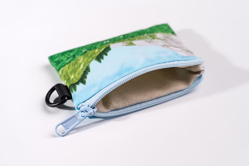 WALKING STITCH : COIN POUCH SKY-MOUNTAIN