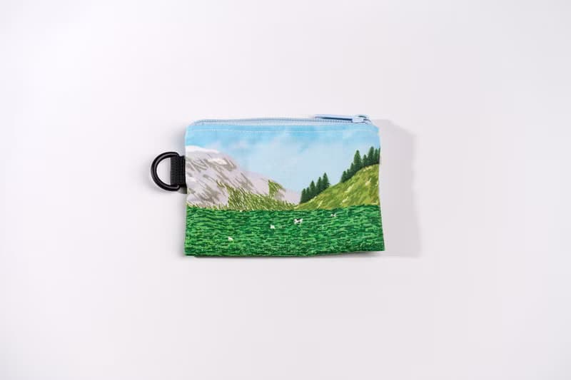 WALKING STITCH : COIN POUCH SKY-MOUNTAIN