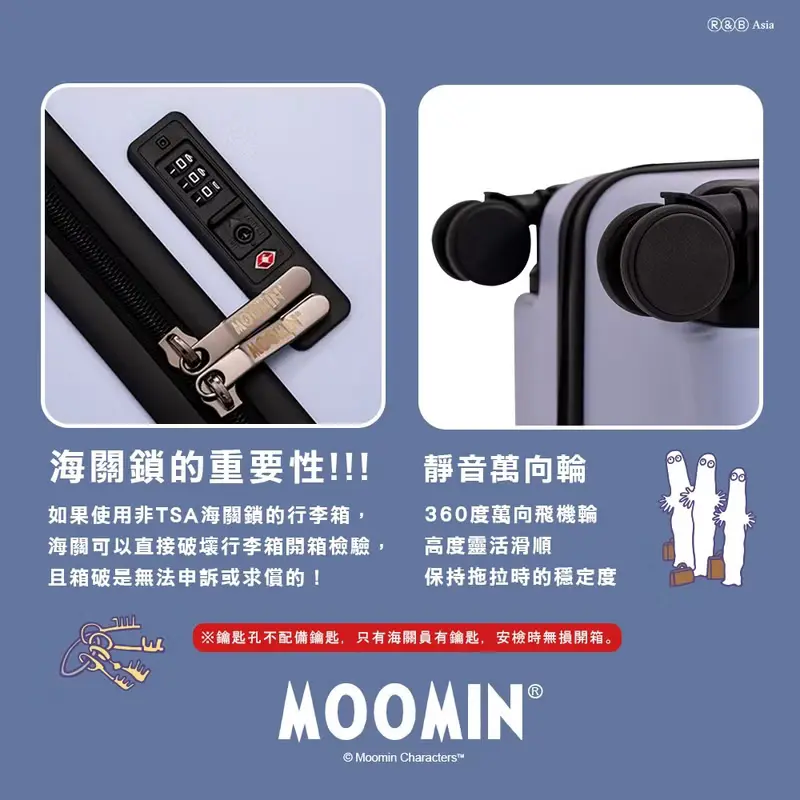 【Moomin嚕嚕米姆明】28吋胖胖行李箱 旅行箱 拉桿箱(2年保固)