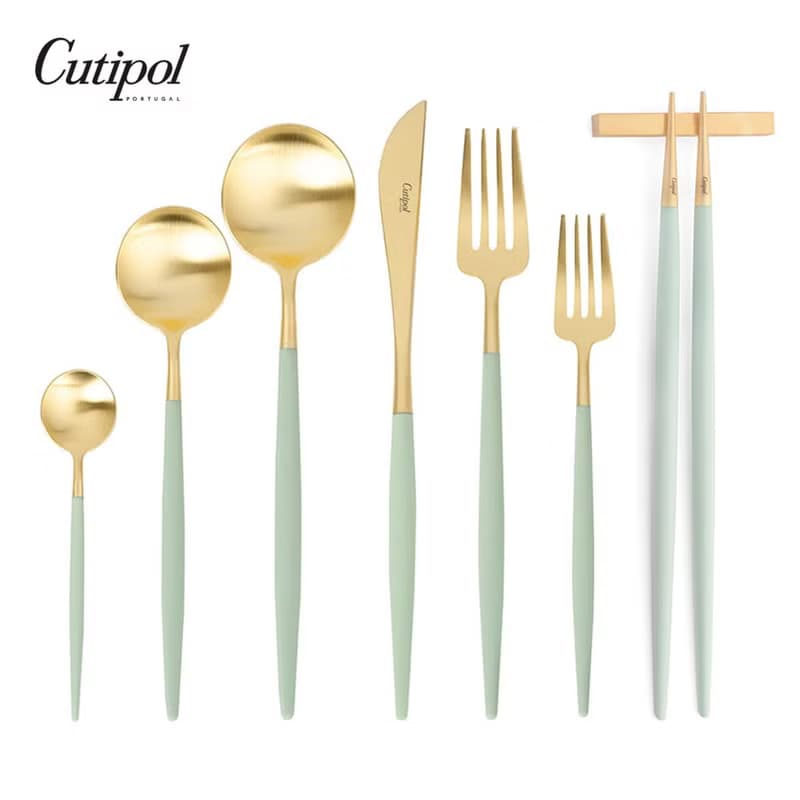 葡萄牙 Cutipol  GOA  青玉金 21.5CM 主餐叉