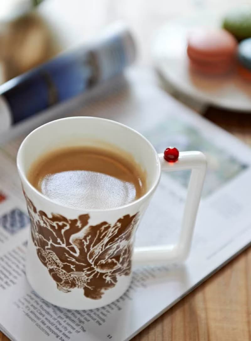 琉璃工房 LIVING 悠悠一點紅 咖啡杯生日禮交换禮物辧公小物文青