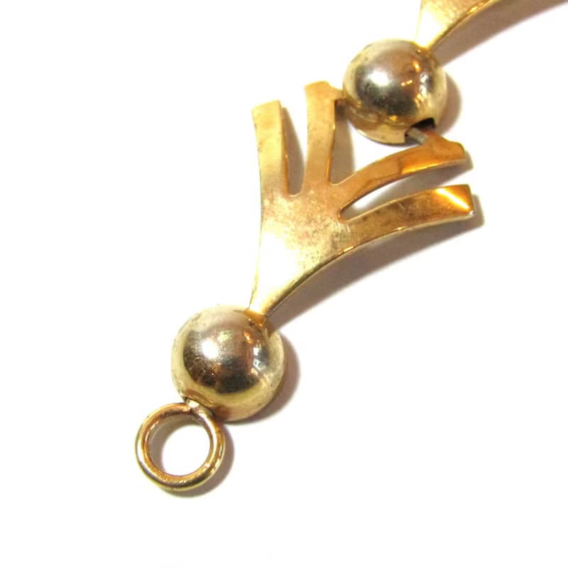 1960年代 ヴィンテージ ゴールド デザイン ブレスレット