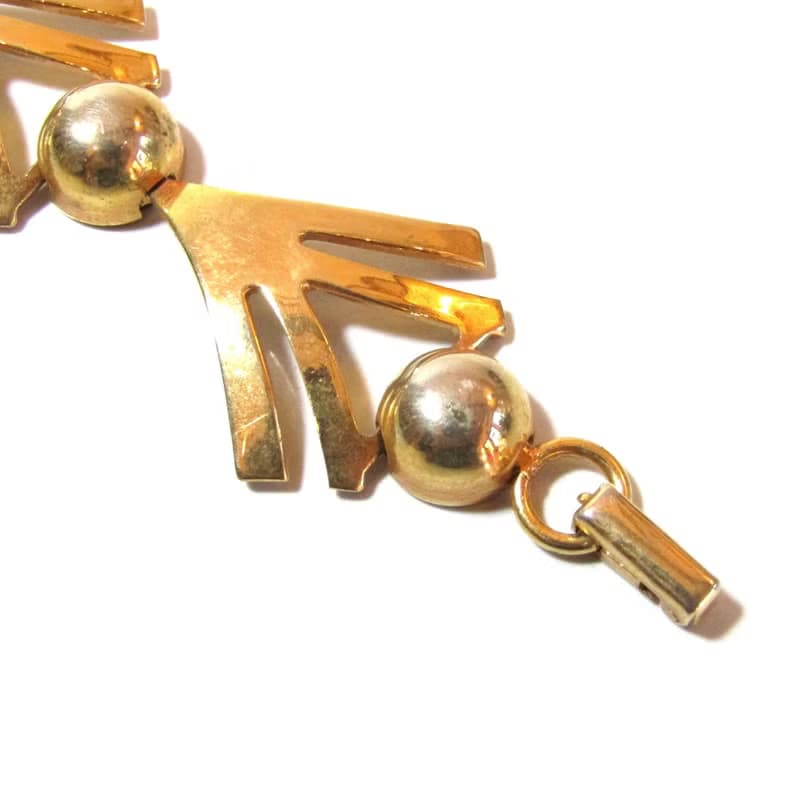 1960年代 ヴィンテージ ゴールド デザイン ブレスレット